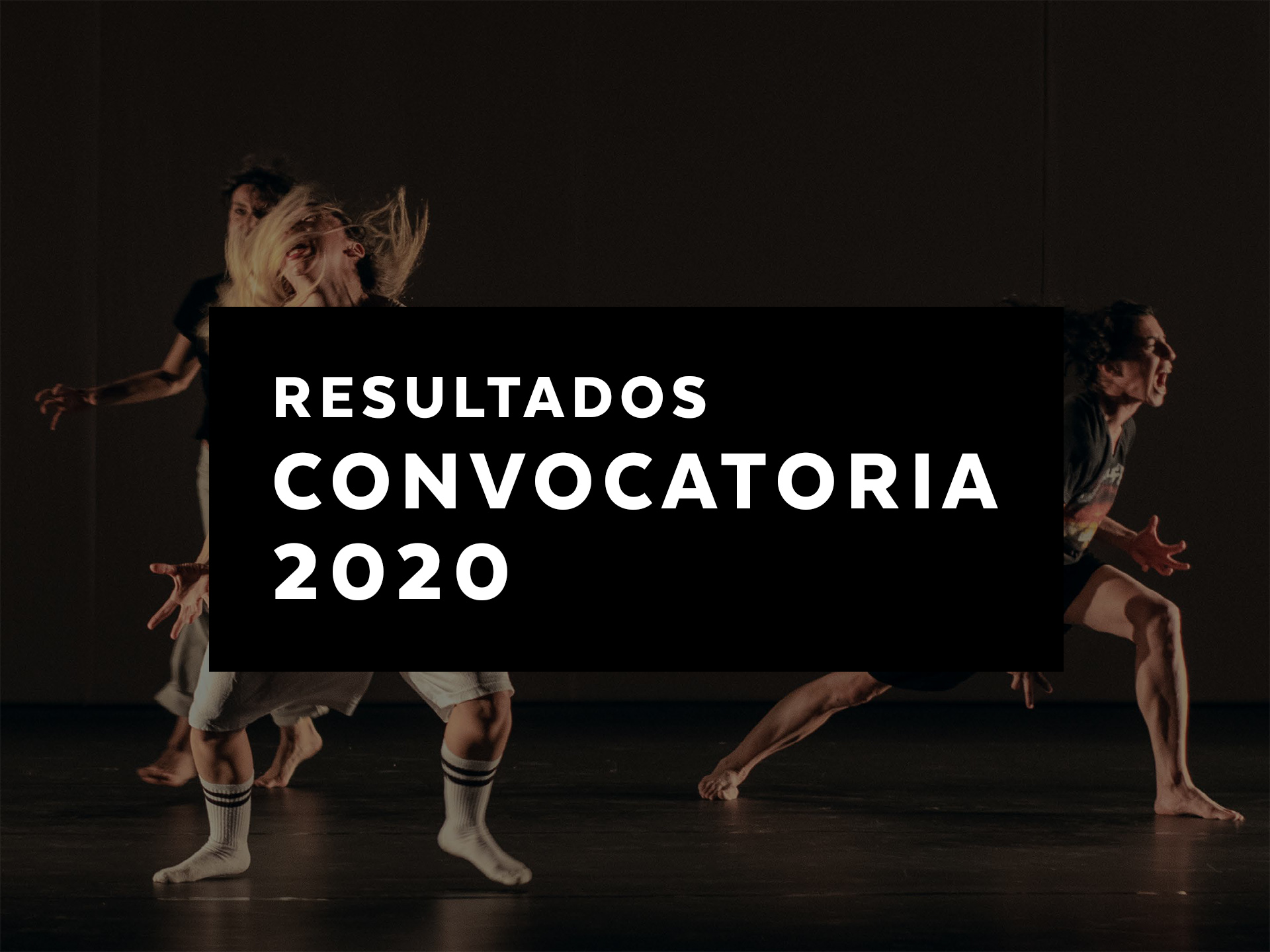 Resultados Convocatoria 2020